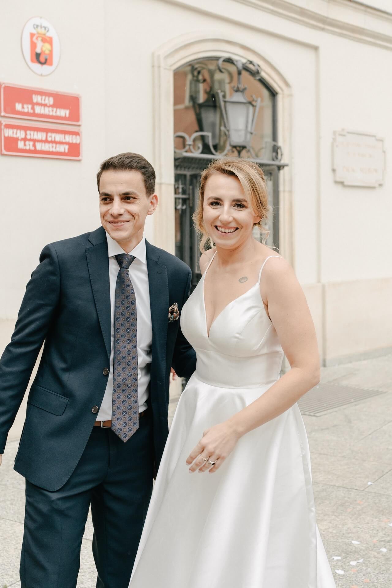 Mąż i żona – autentyczne kadry ze ślubu